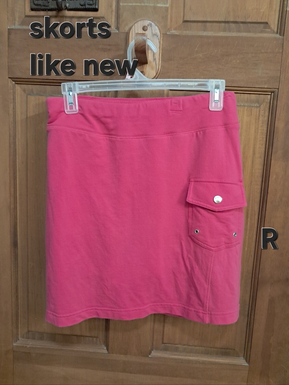 XL Women's Pink Skort with Cargo Pocket By Style Co Like New